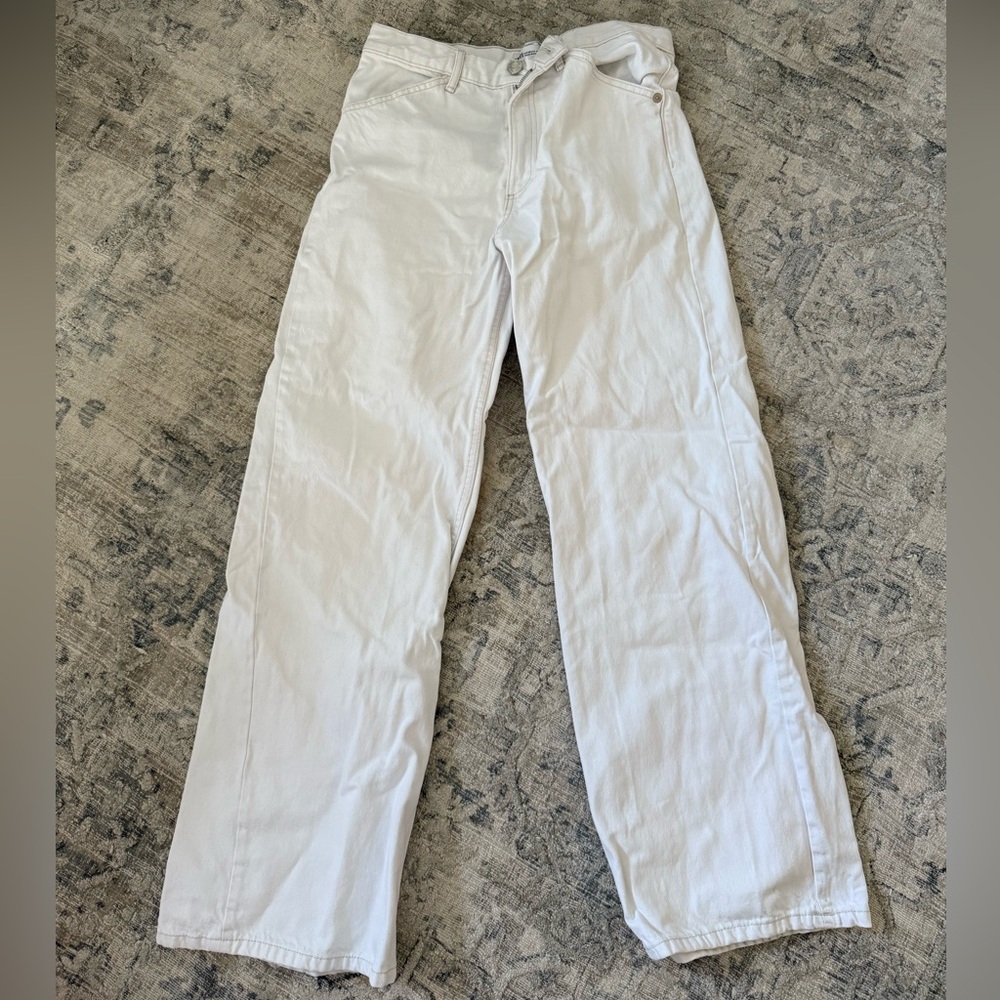 Zara white jeans